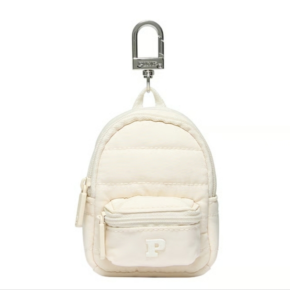 Victoria's Secret PINK Mini Backpack Keychain Charm Pink NWT - Picture 1 of 3